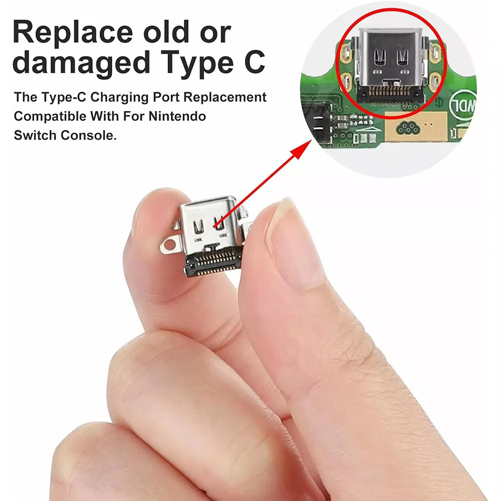 Replacement Type C Port Chargi - Nintendo Console Switch Oled 评论和价格