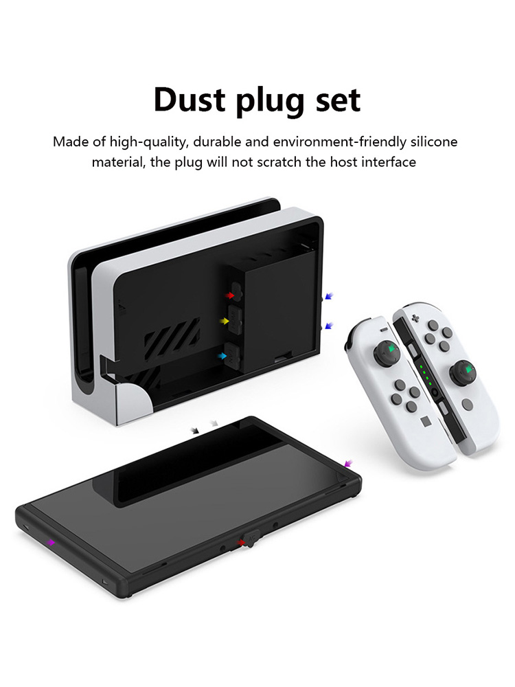 14 PCS/Set Dust Plug Silicone  - Nintendo Console Switch Oled 评论和价格