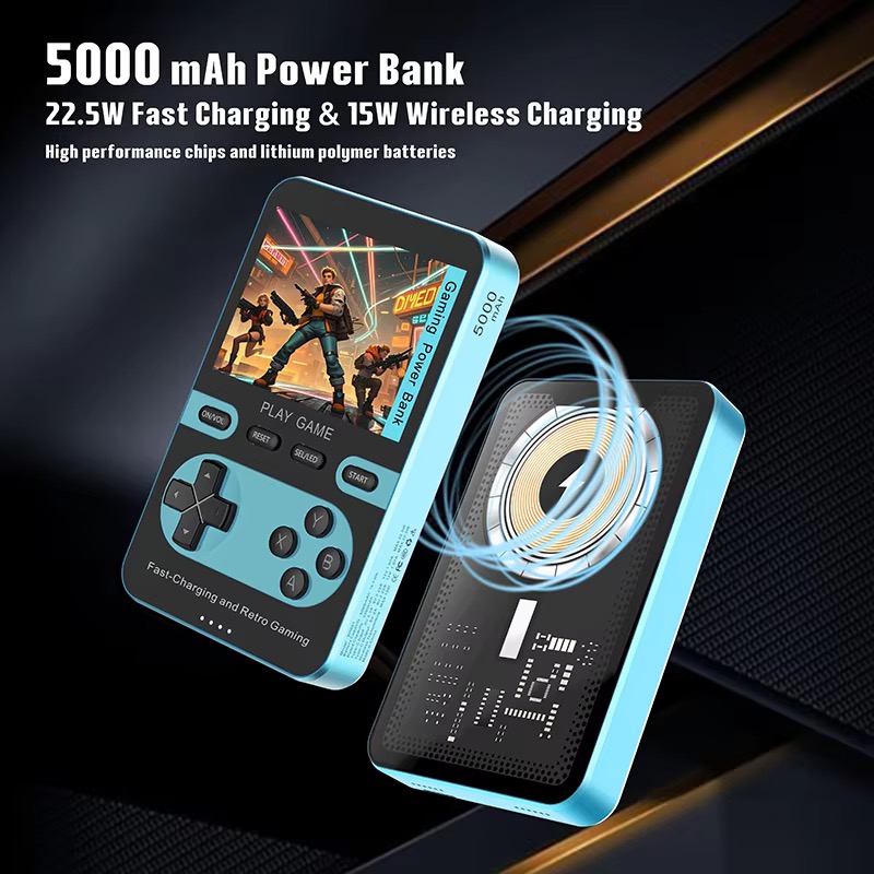 New 5000mah Magnetic Wireless  - Gaming Console Power Bank 评论和价格