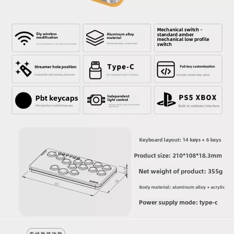 DOIO KBGM-H06M+ Portable Gamin - Gaming Console With Keyboard 评论和价格