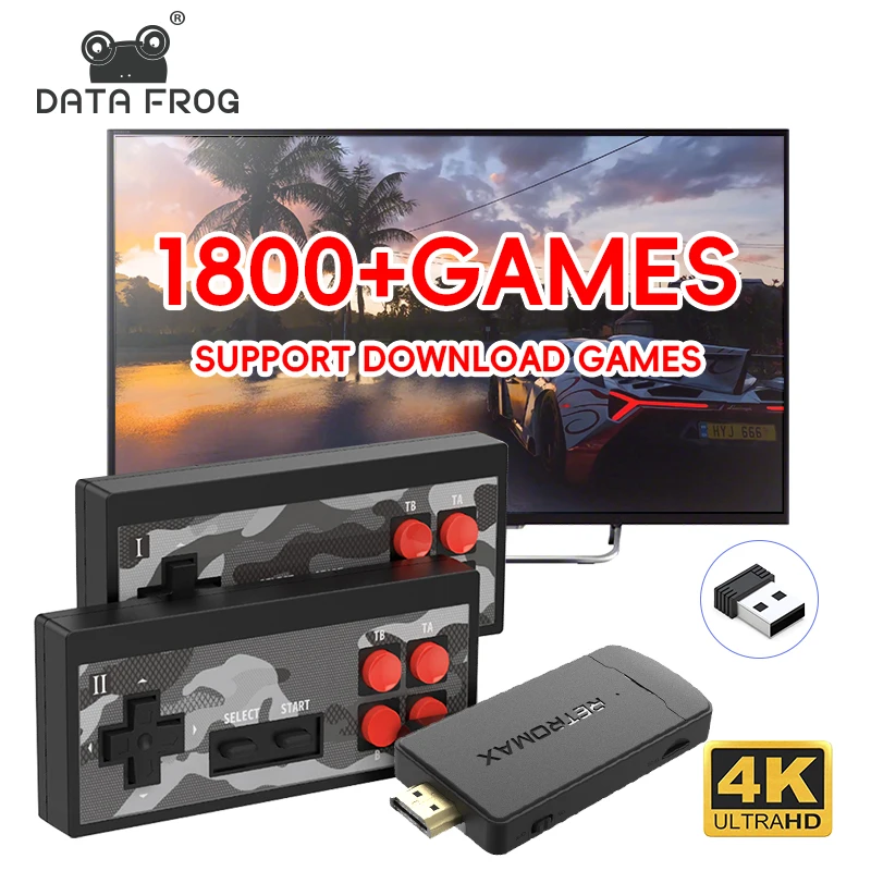 DATA FROG Portable Wireless Ga - Gaming Console Old School 评论和价格