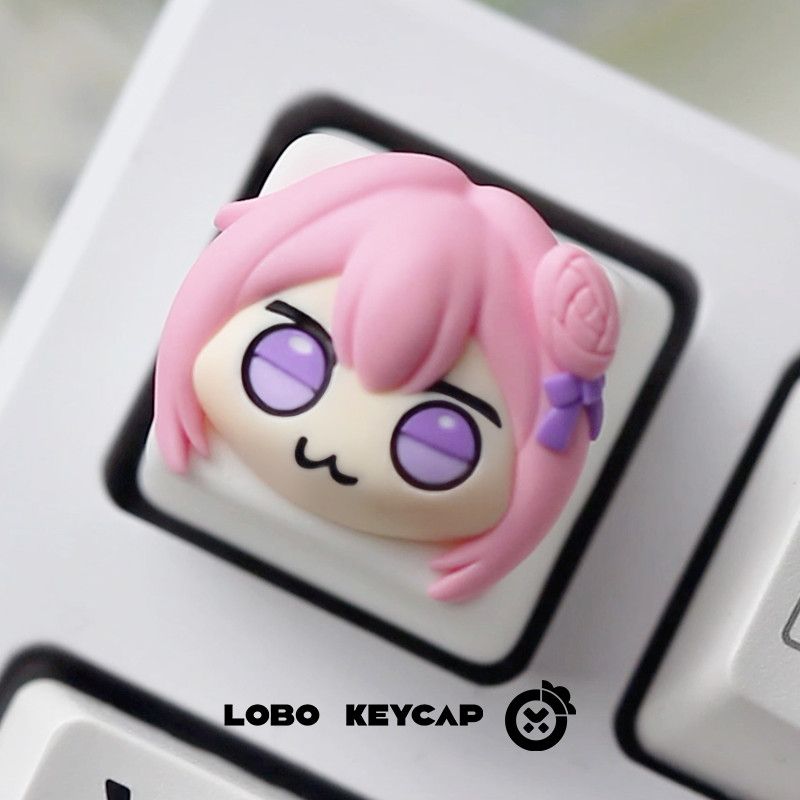Cute Pink Hair Anime Girl Resi - Gaming Console With Keyboard 评论和价格