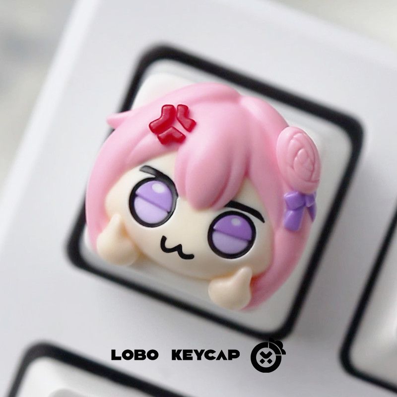 Cute Pink Hair Anime Girl Resi - Gaming Console With Keyboard 评论和价格