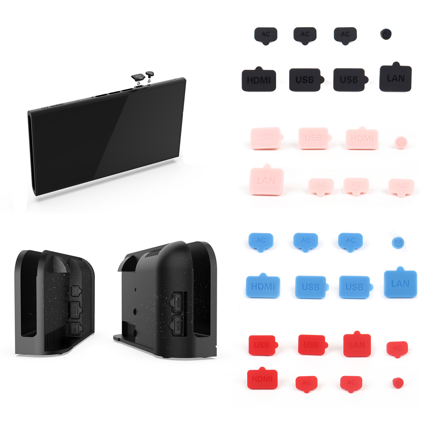 Anti-Dust Plug Silicone USB HD - Nintendo Console Switch Oled 评论和价格