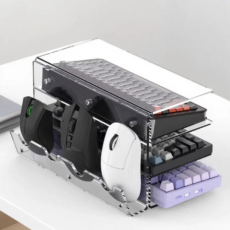 Keyboard Stand 3 Tier Acrylic  - Gaming Console With Keyboard 评论和价格