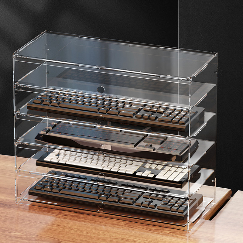 Premium Clear Acrylic Dustproo - Gaming Console With Keyboard 评论和价格