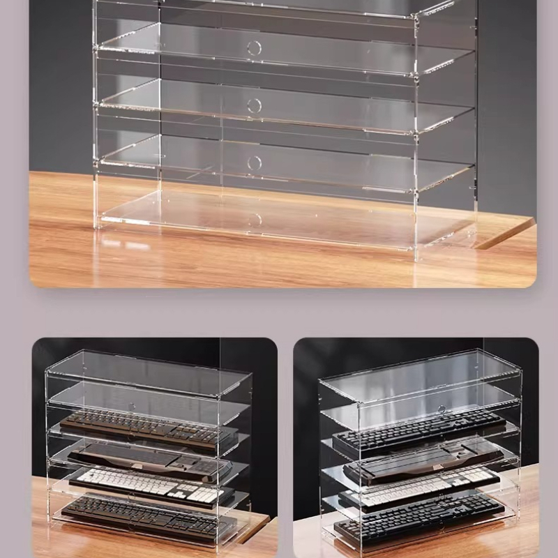Premium Clear Acrylic Dustproo - Gaming Console With Keyboard 评论和价格