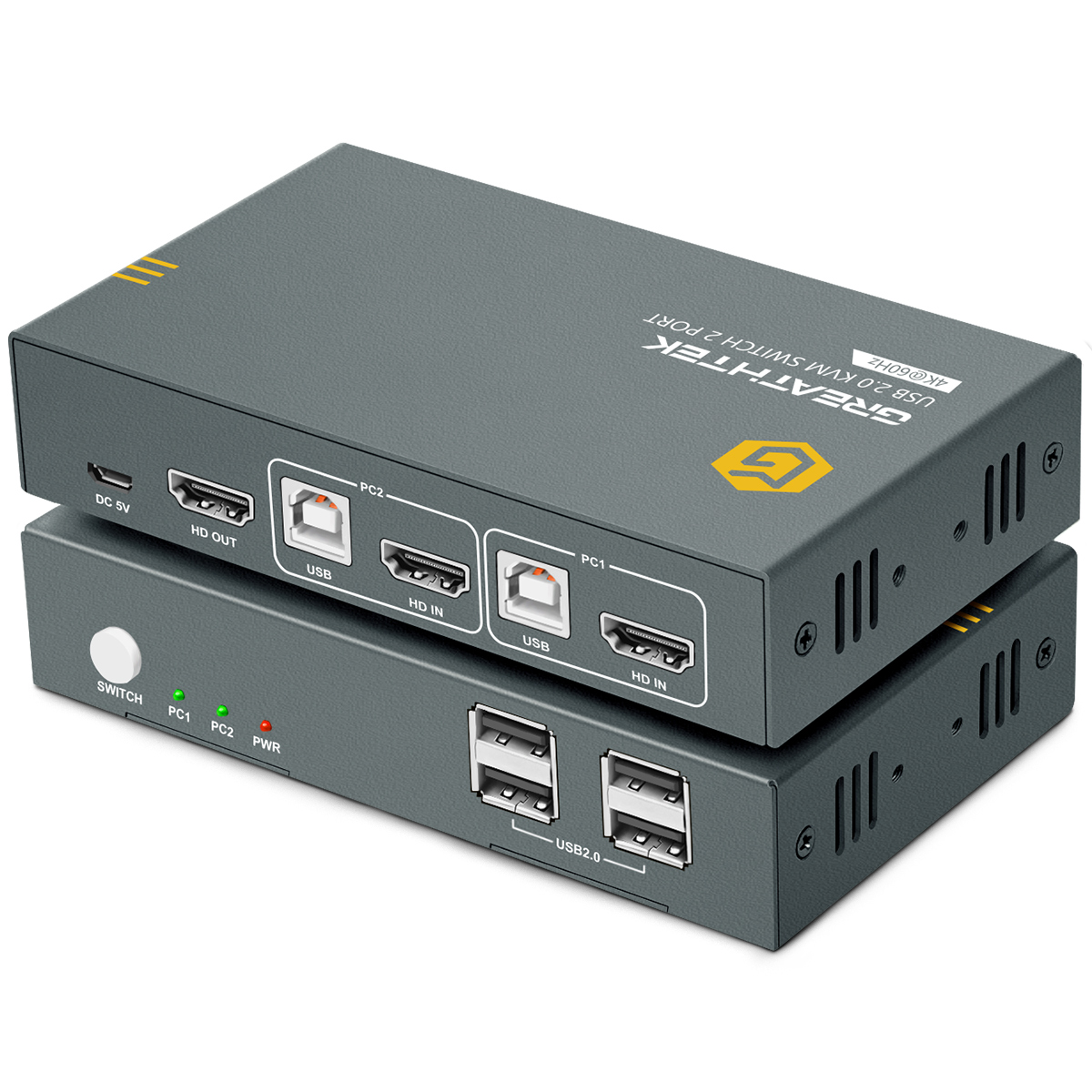 2/4/8 Port Kvm Switch HDMI USB - Gaming Console Latest 评论和价格