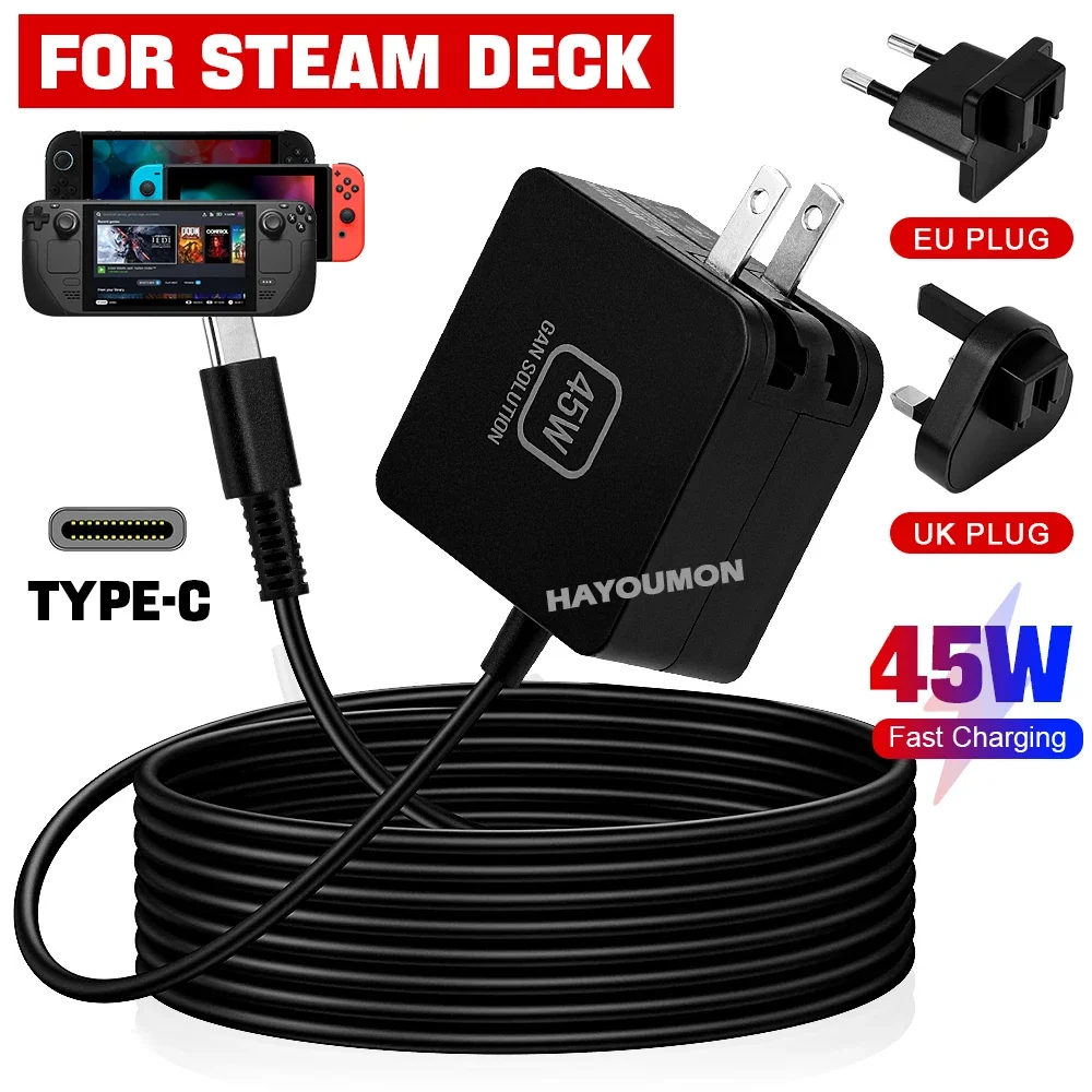 NEW 45W AC Adapter Fast Charge - Gaming Console Uk 评论和价格
