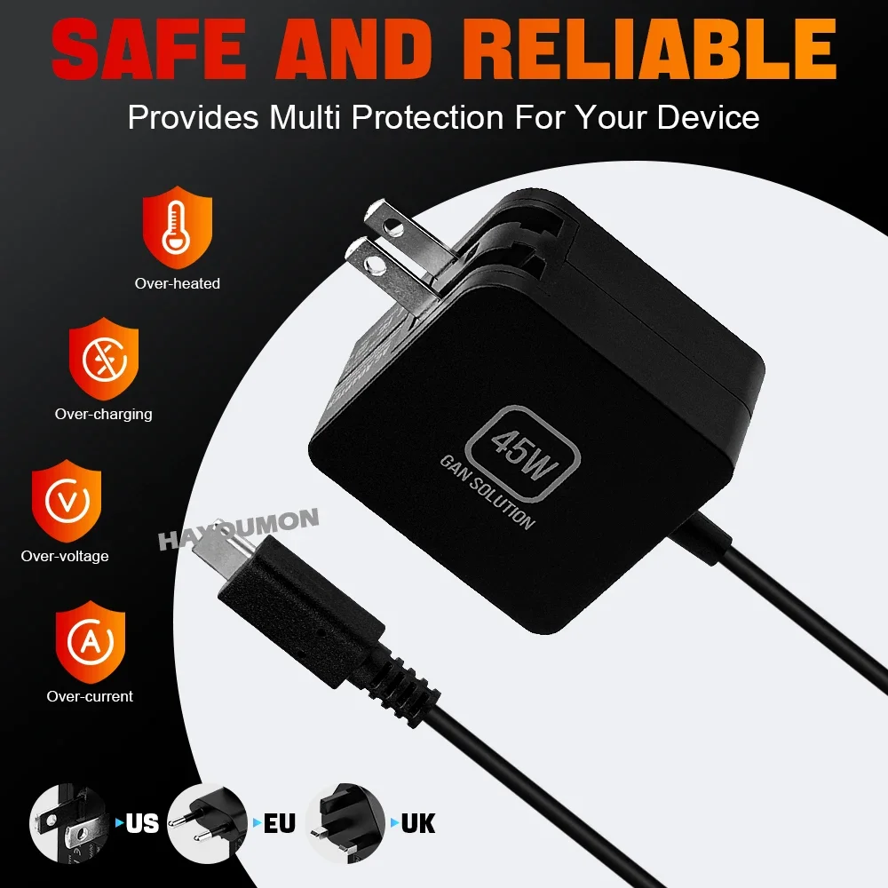 NEW 45W AC Adapter Fast Charge - Gaming Console Uk 评论和价格