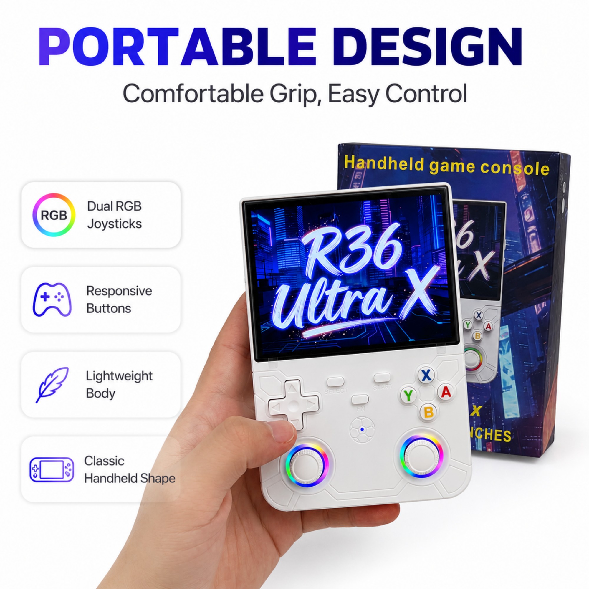R36 Ultra X Portable Retro Gam - Gaming Console R36 Ultra 评论和价格