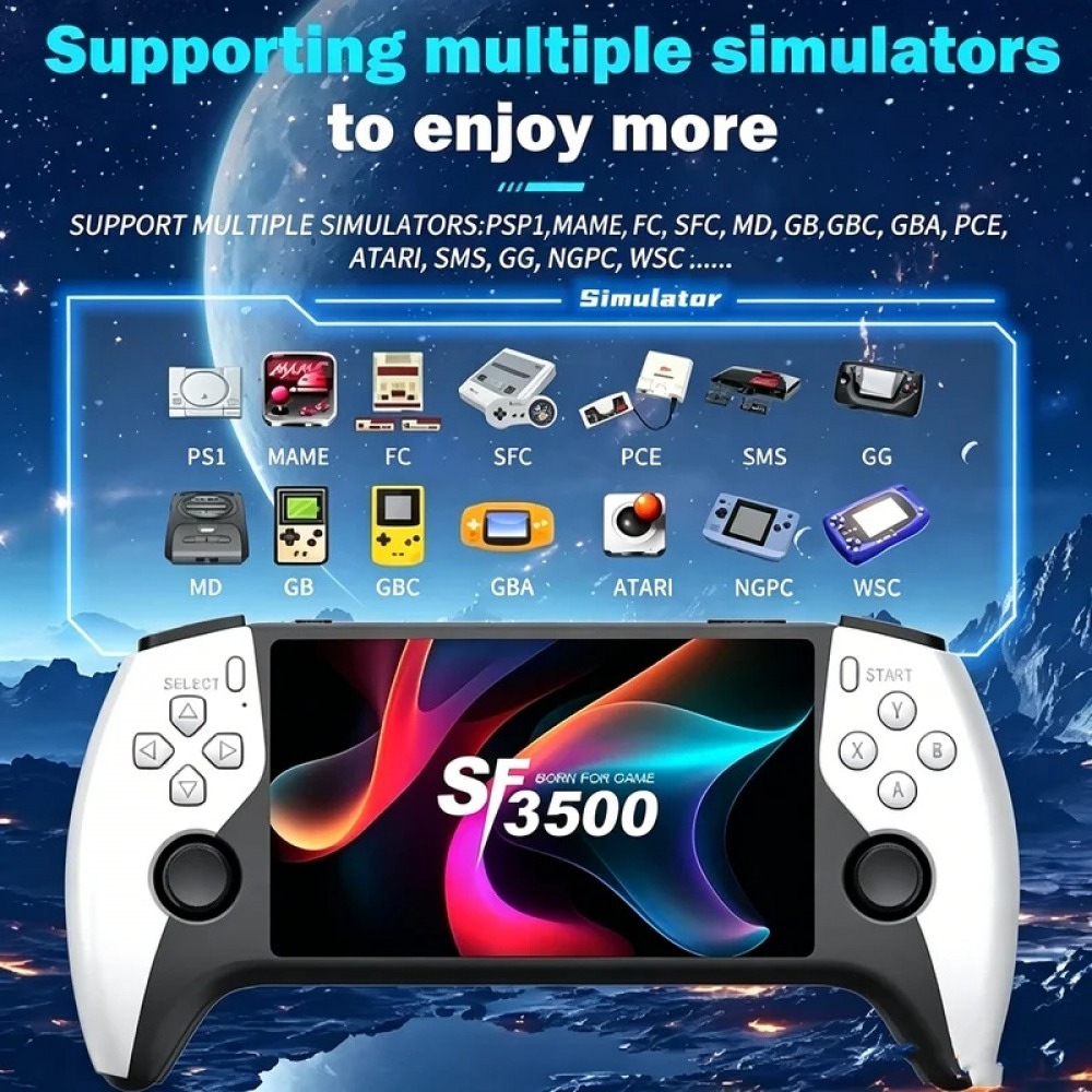 SF3500 5 inch Handheld Game Co - Gaming Console Latest 评论和价格